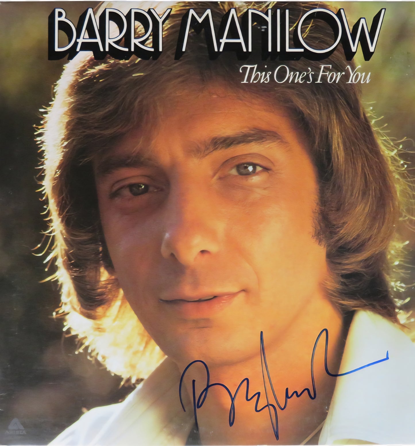 BARRY MANILOW Signed Autographed Album COA Hologram