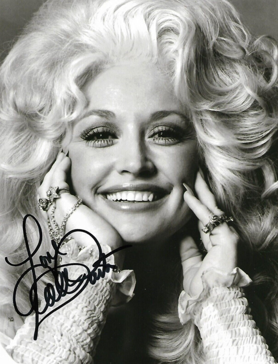 DOLLY PARTON Signed Photo COA Hologram