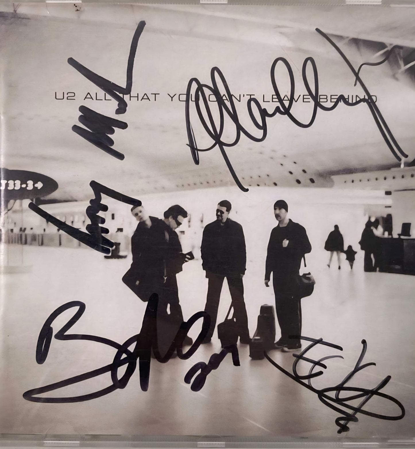 U2 Signed Album COA Hologram