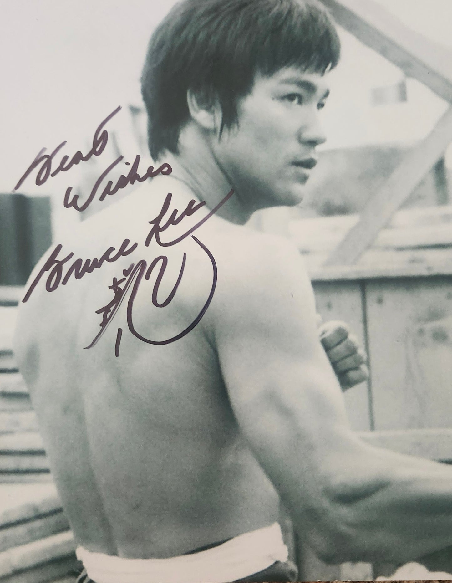 BRUCE LEE signed autographed photo COA Hologram