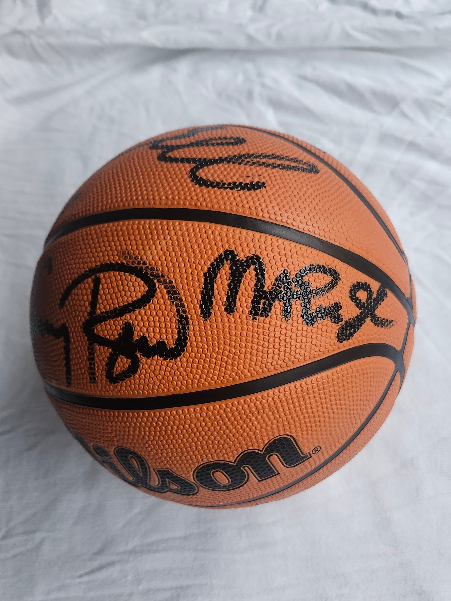 MICHAEL JORDAN MAGIC BIRD Signed Basketball COA Hologram