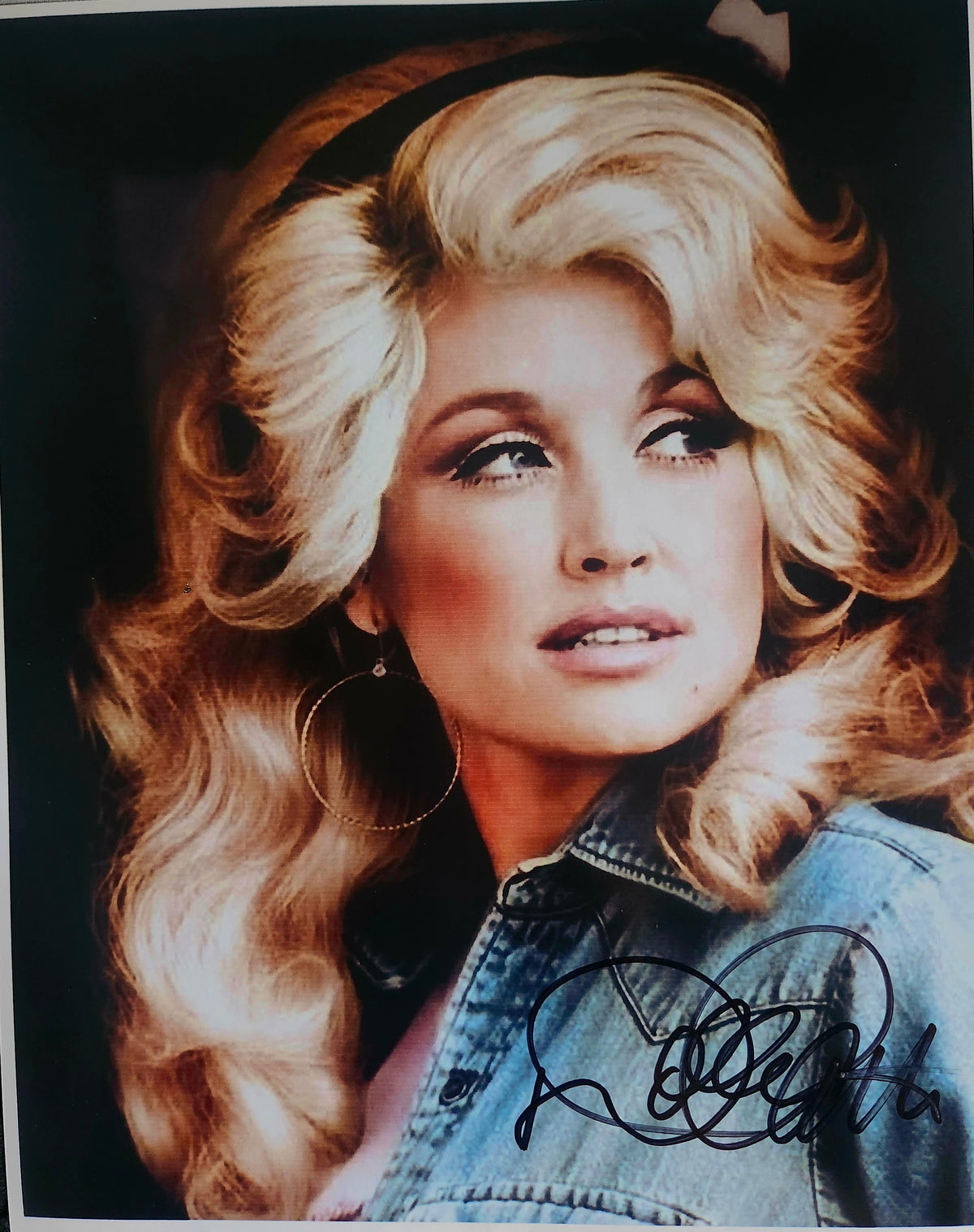 DOLLY PARTON Signed Photo COA Hologram