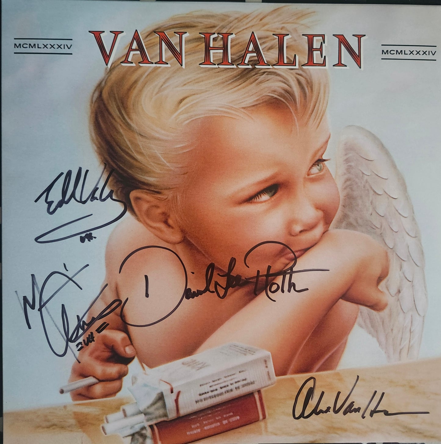 VAN HALEN Signed Album 1984 Certified