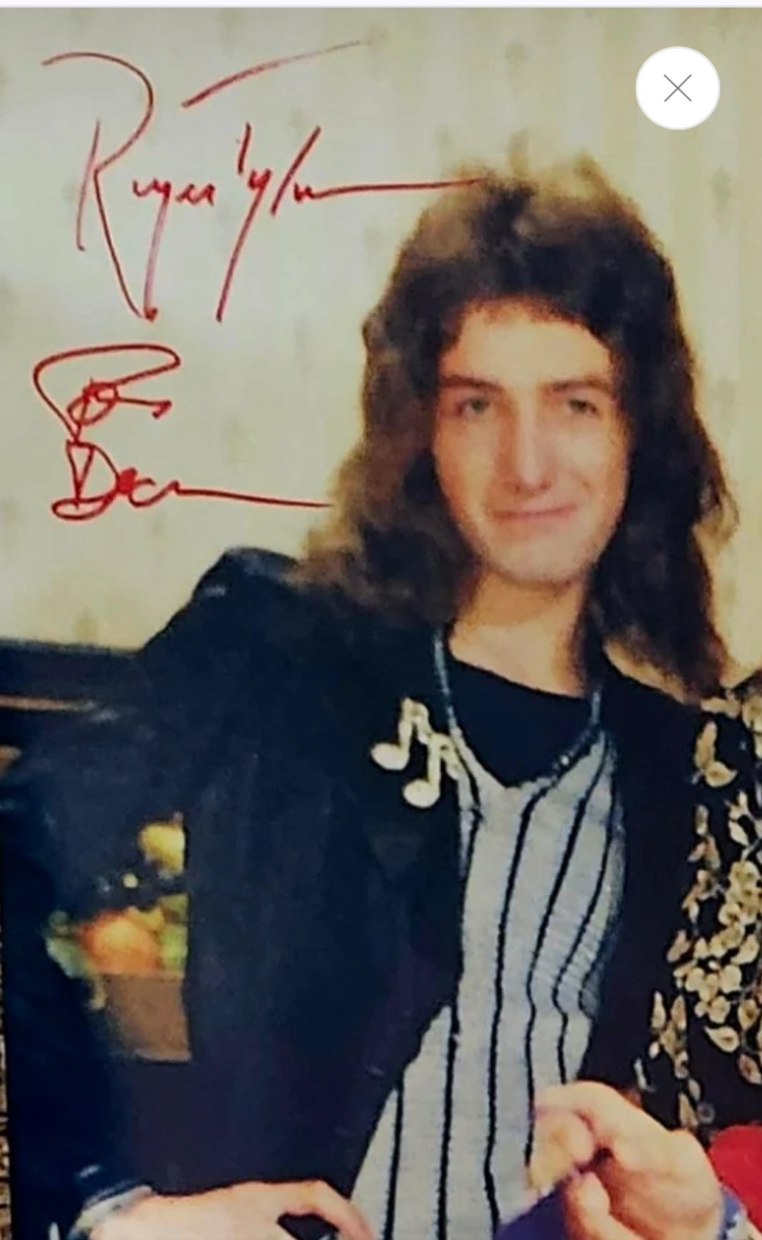 QUEEN BAND signed poster COA Hologram