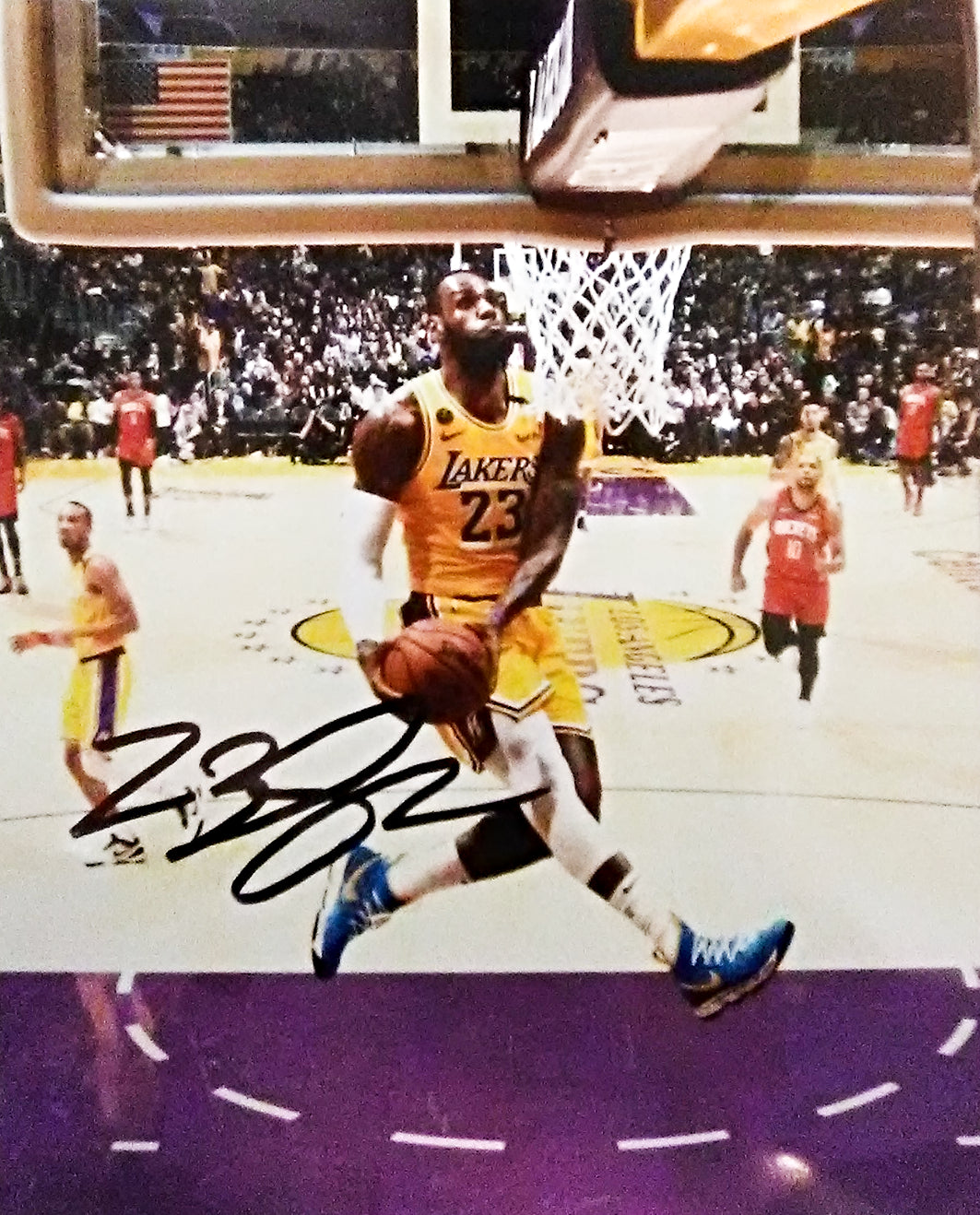 LeBron James signed autographed photo COA Hologram Beckett Autographs