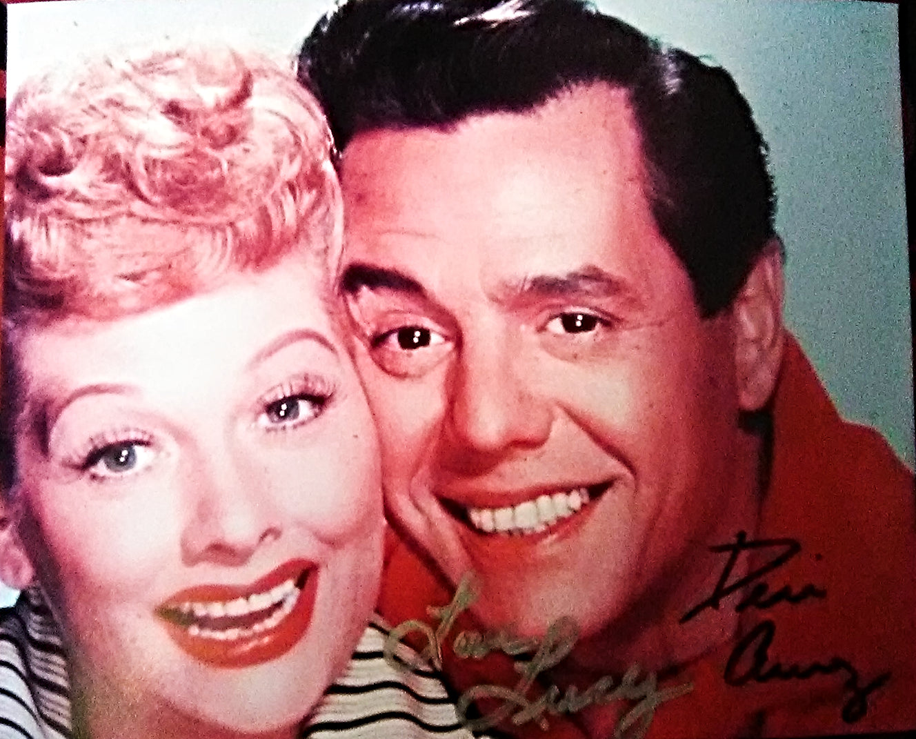 I LOVE LUCY CAST signed autographed photo COA Hologram Beckett Autographs