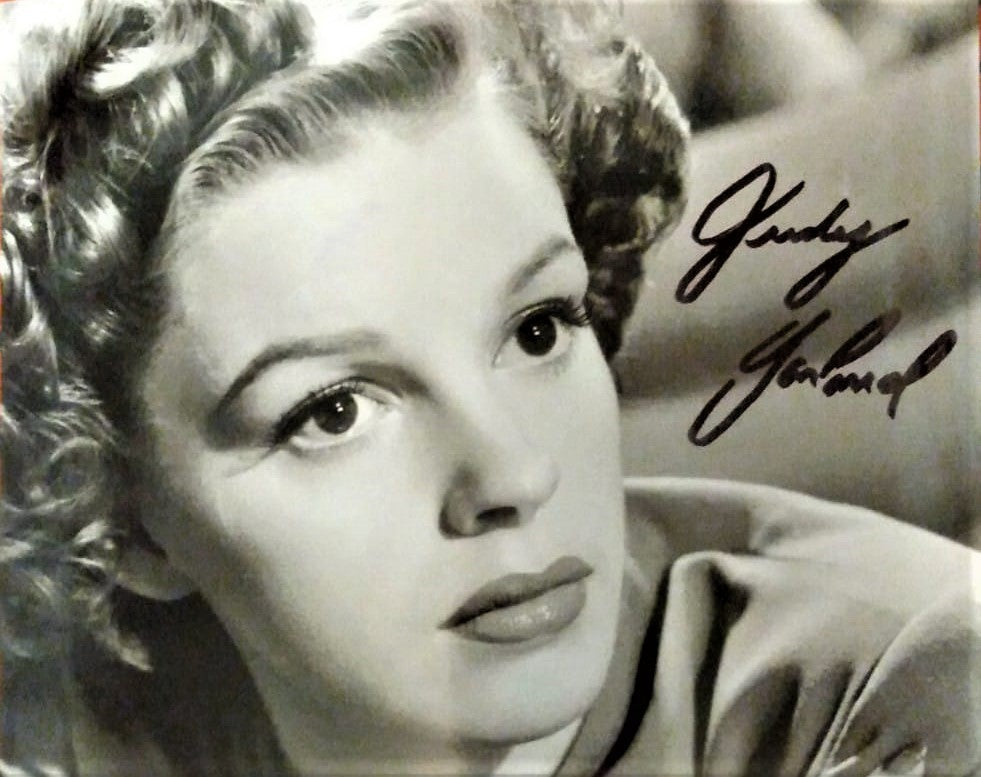 JUDY GARLAND signed autographed photo COA Hologram Beckett Autographs