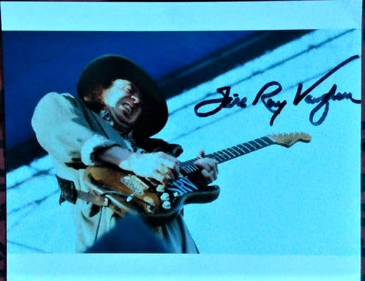 STEVIE RAY VAUGHAN signed autographed photo COA Hologram Beckett Autographs