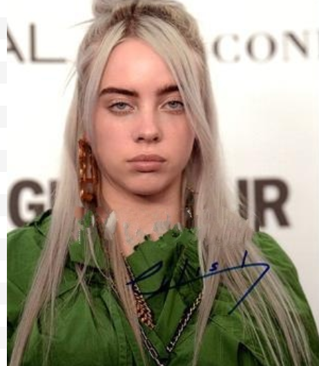 BILLIE EILISH signed autographed photo COA Hologram Close Up Pic