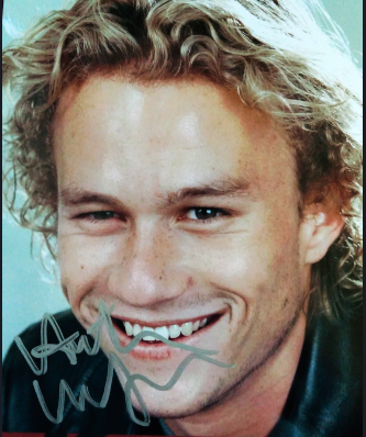 HEATH LEDGER signed autographed photo COA Hologram Beckett Autographs