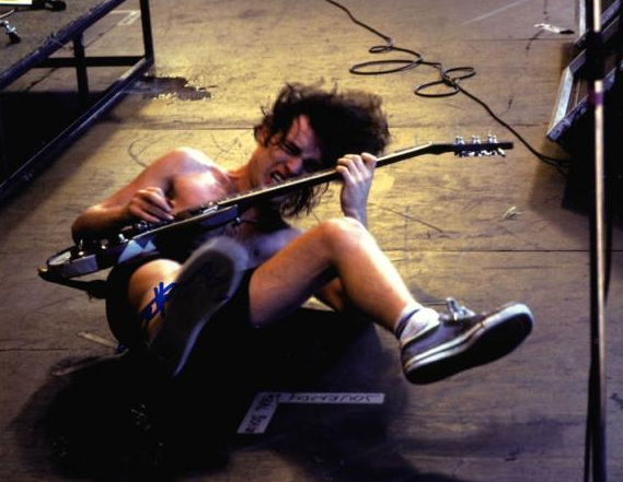 AC/DC ANGUS YOUNG signed autographed photo COA Hologram