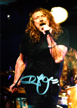 ROBERT PLANT signed autographed photo COA Hologram silver monitor