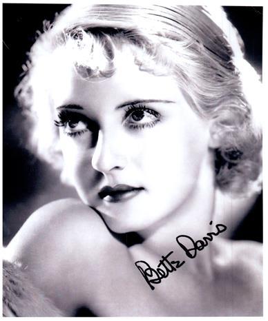 BETTE DAVIS signed autographed photo COA Hologram black and white