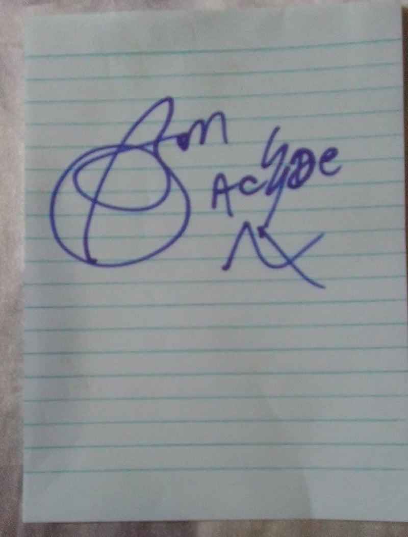 BON SCOTT signed autographed photo AC / DC COA Hologram Beckett Autographs
