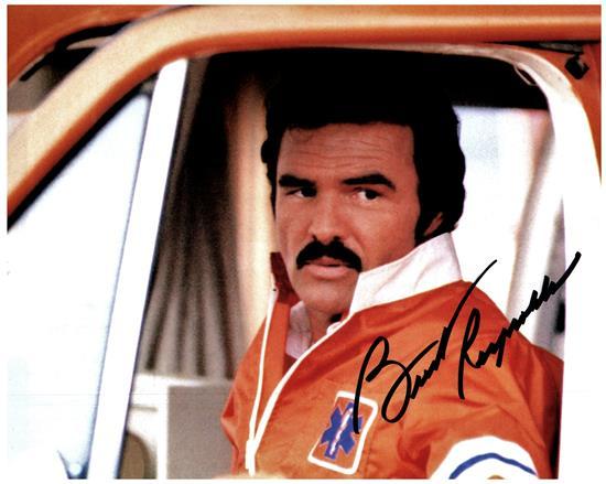 BURT REYNOLDS signed autographed photo race car COA Hologram