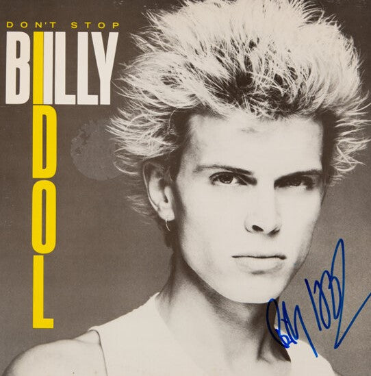 BILLY IDOL signed autographed photo COA Hologram album cover pic