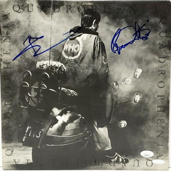 THE WHO / ROGER DALTREY / PETE TOWNSHED signed autographed photo COA Hologram Beckett Autographs