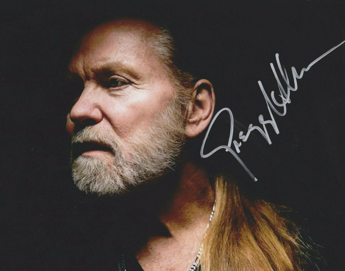 GREG ALLMAN signed autographed photo COA Hologram Beckett Autographs