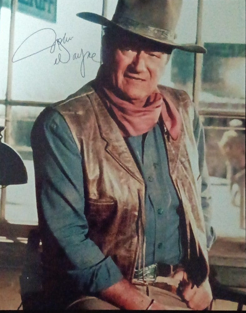 John Wayne Signed Photos and Autographs: the Allure