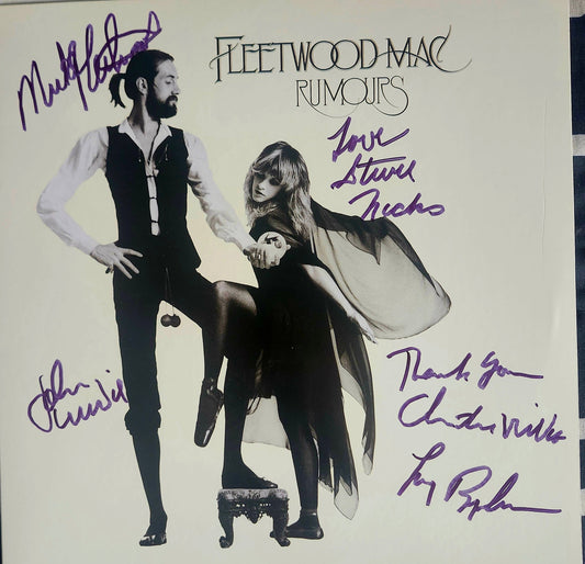 fleetwood mac signed rumours album 
