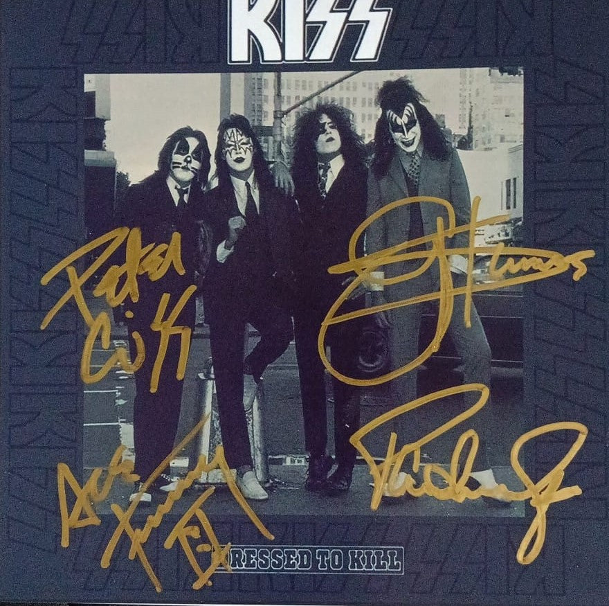 Kiss Band Signed Album Collections