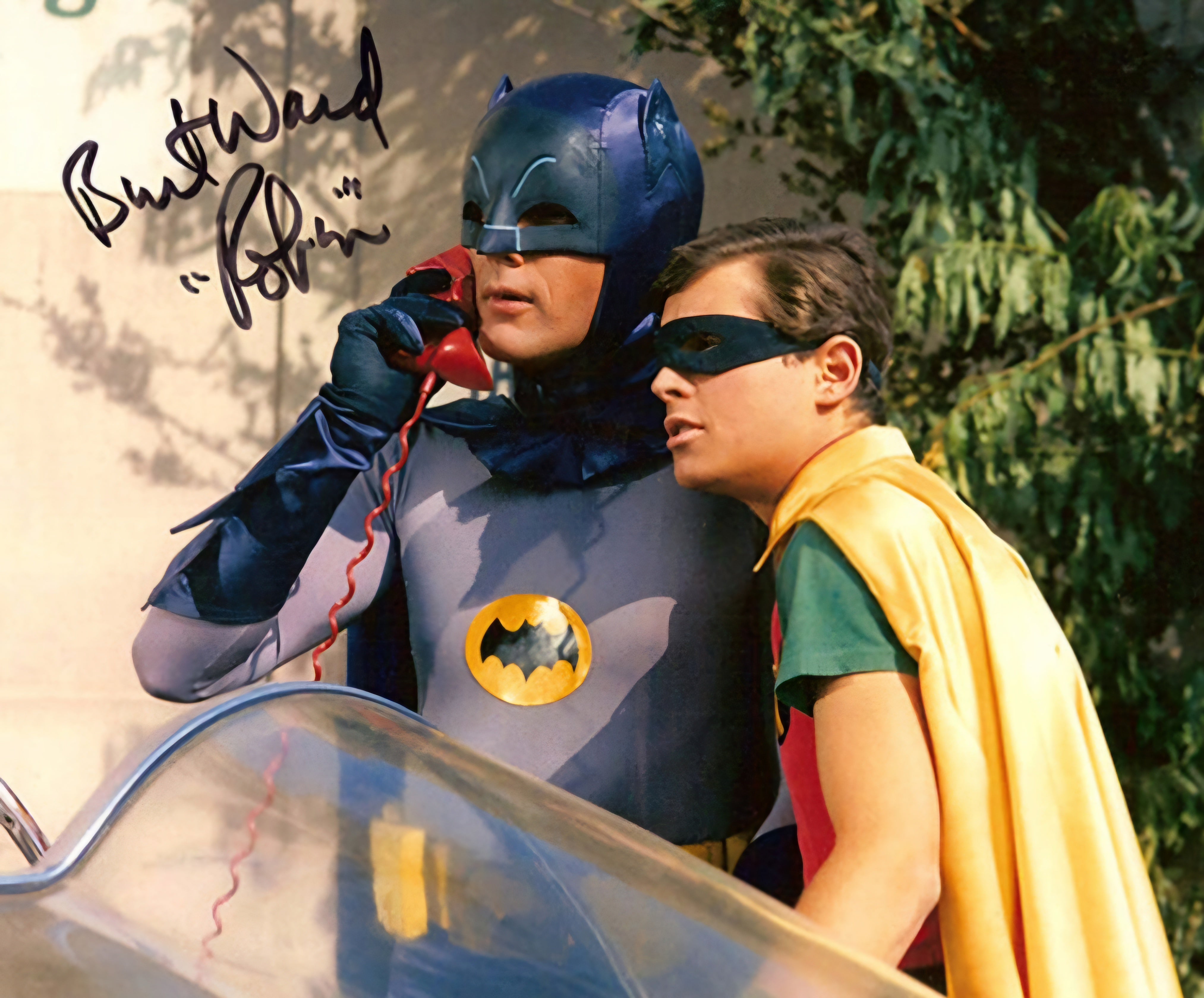 Boston Robn Shop BATMAN and ROBIN Signed Photos and Autographs $195 at Boston ...