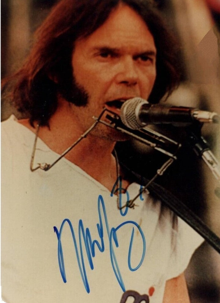 NEIL YOUNG Signed Photos and Autographs $149