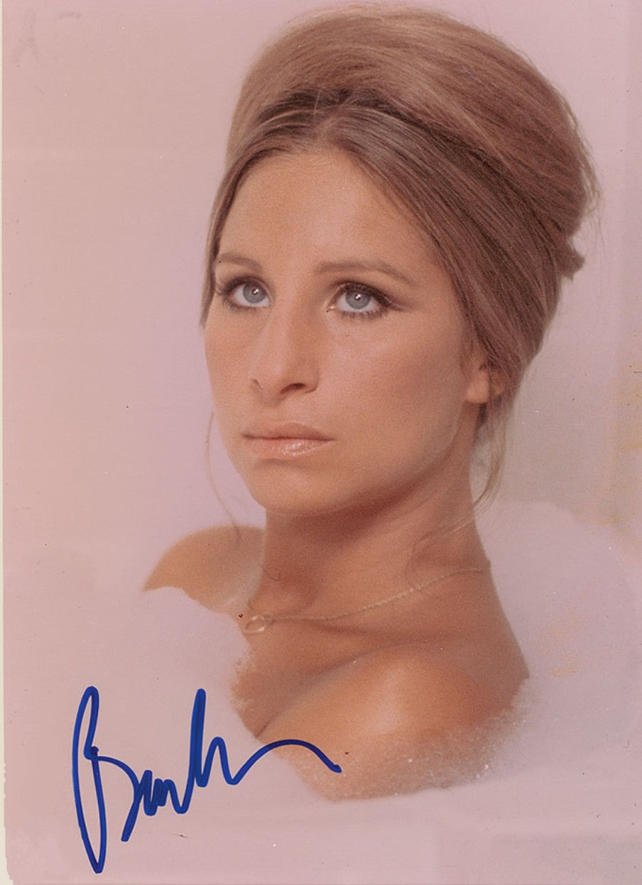 BARBRA STREISAND Signed Photos and Autographs $99