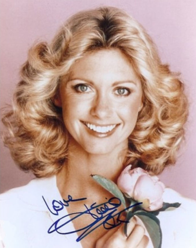 OLIVIA NEWTON JOHN Signed Photos and Autographs $140