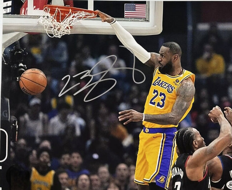 LeBRON JAMES Signed Photos and Autographs