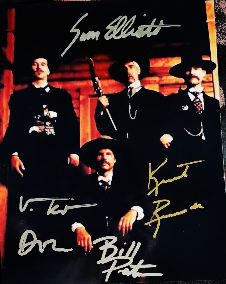 Tombstone cast signed photo