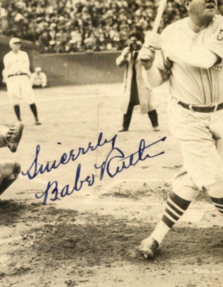 BABE RUTH Autographs and Memorabilia