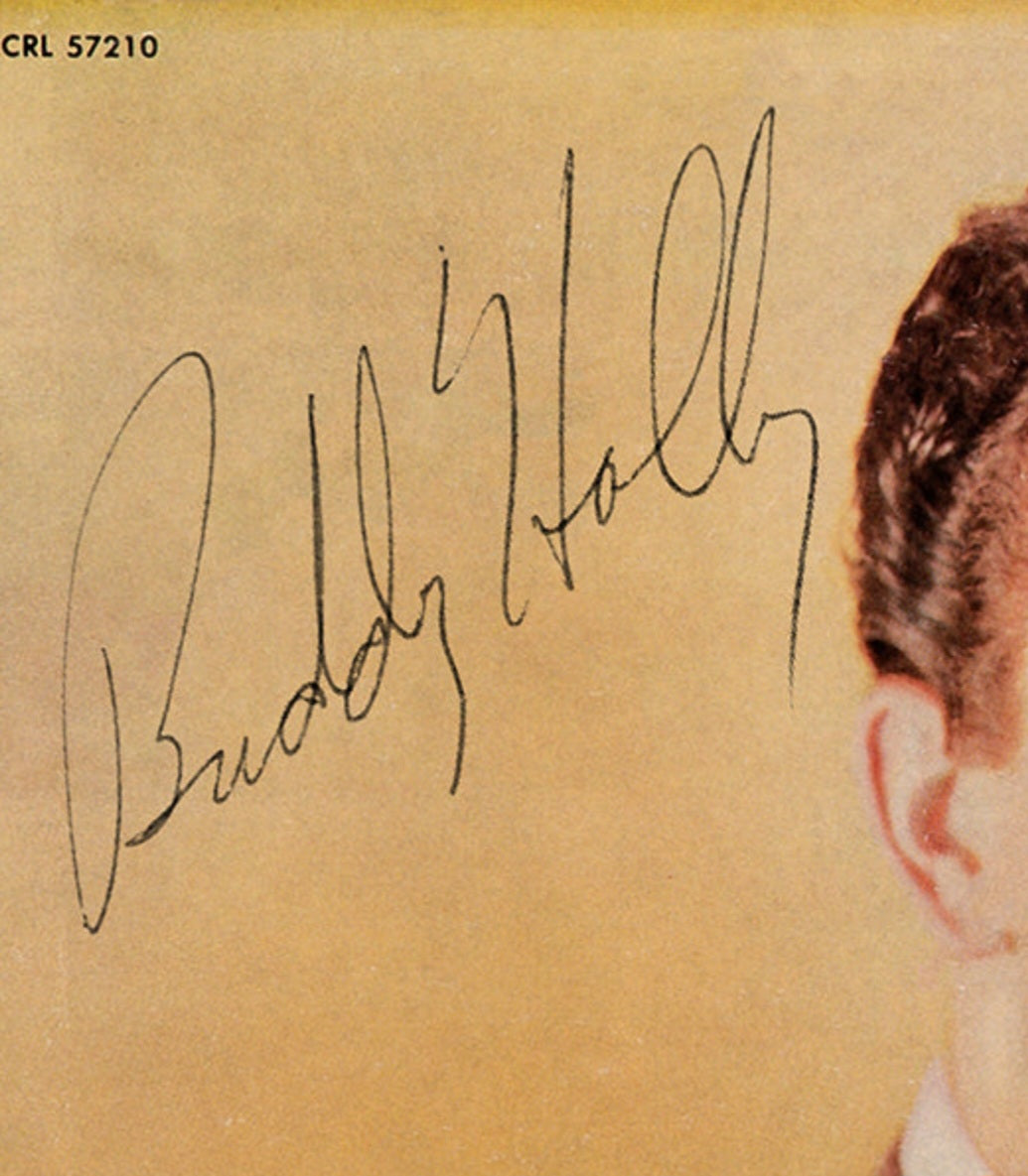 BUDDY HOLLY Signed Photos and Autographs