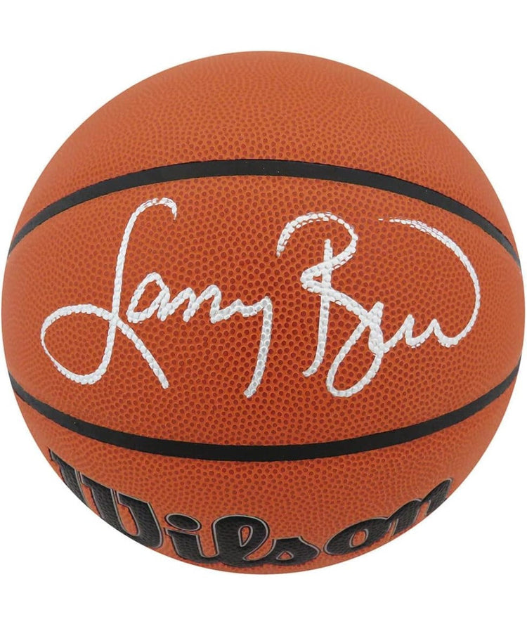 Larry Bird signed basketball