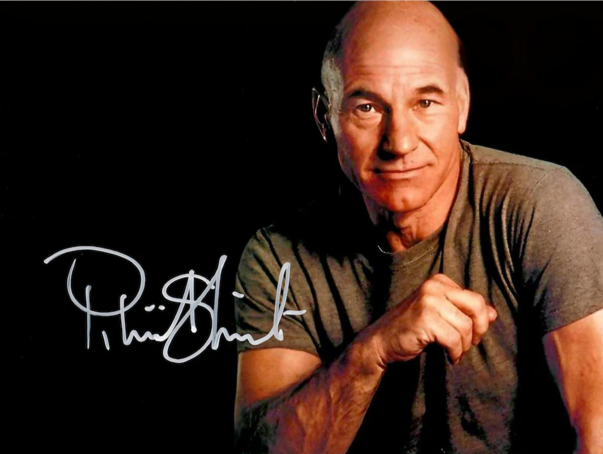 PATRICK STEWART signed autographed photo COA Hologram