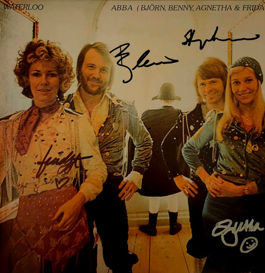 Abba signed album Waterloo