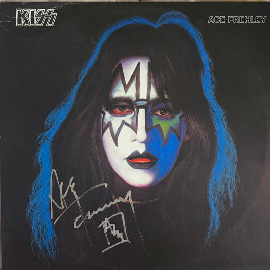 Ace Freely signed solo album silver marker