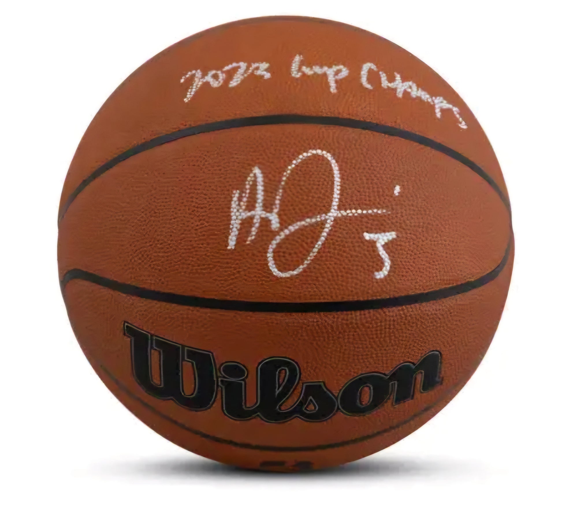 Anthony Davis signed autographed basketball silver marker Wilson