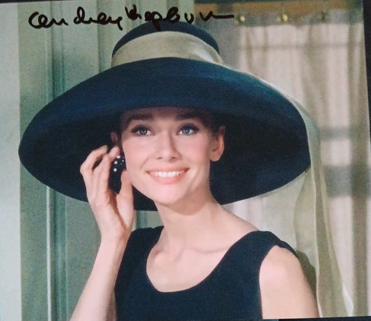 Audrey Hepburn signed autographed photo morning Beauty