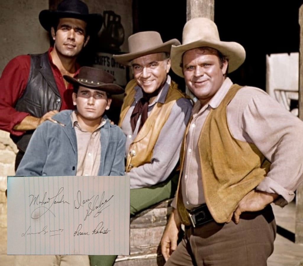 BONANZA CAST signed autographed photo COA Hologram Beckett Autographs