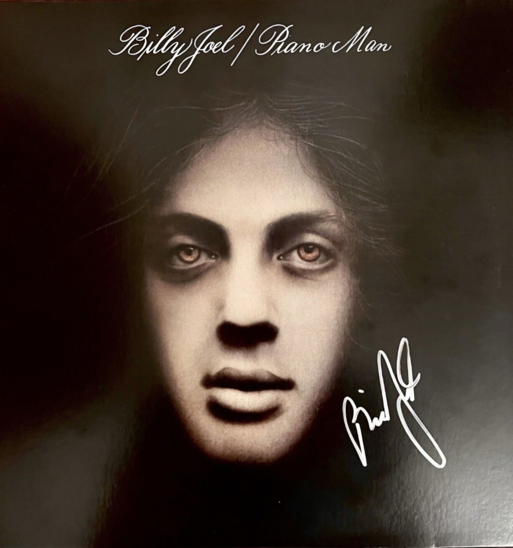 Billy Joel signed autographed album Piano Man silver marker