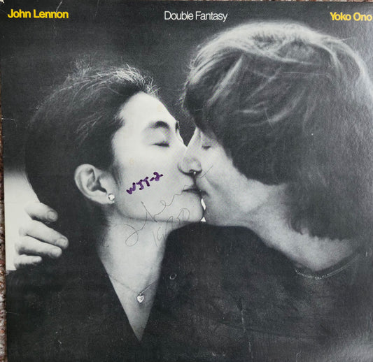 Double Fantasy album signed by John Lennon for Mark Chapman photo created by Boston memorabilia