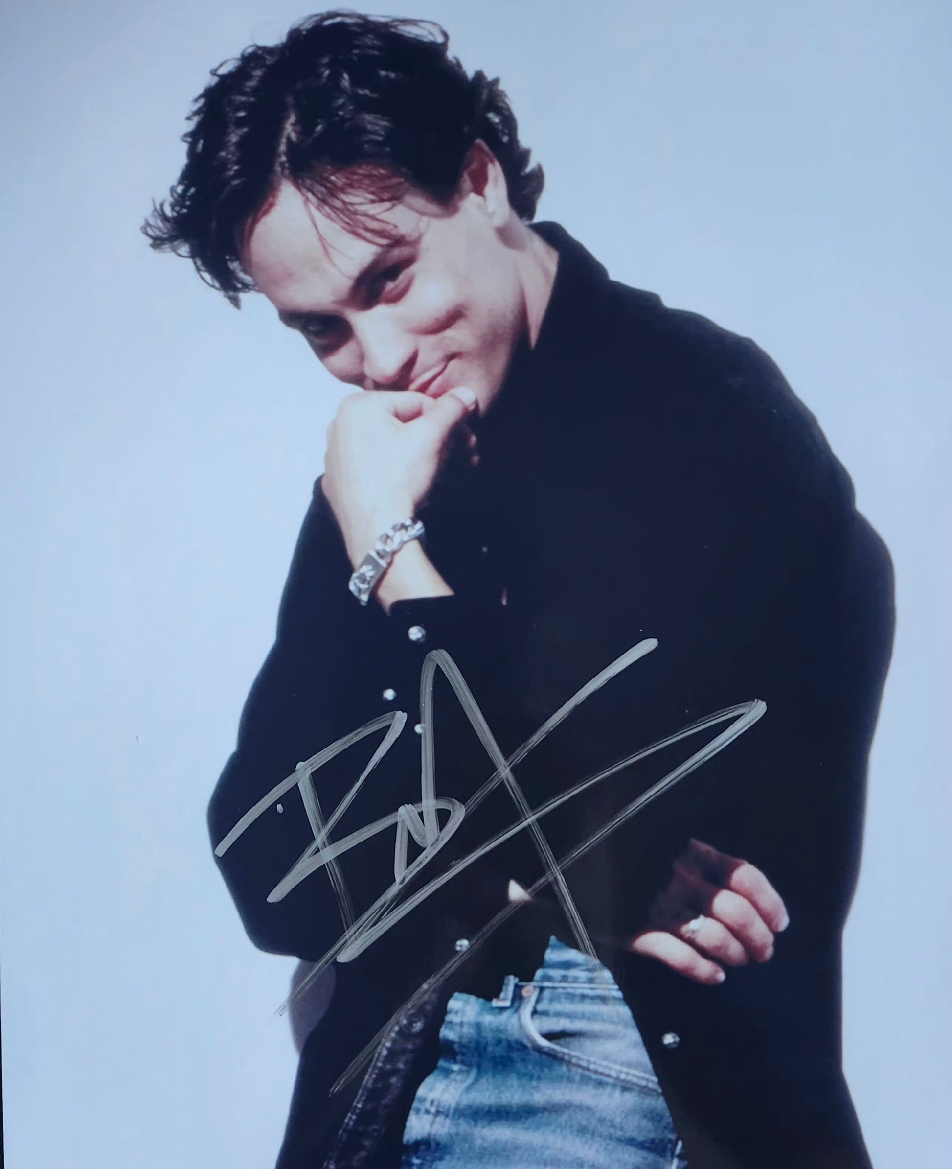 Brandon Lee signed photo happy pose silver marker Boston memorabilia