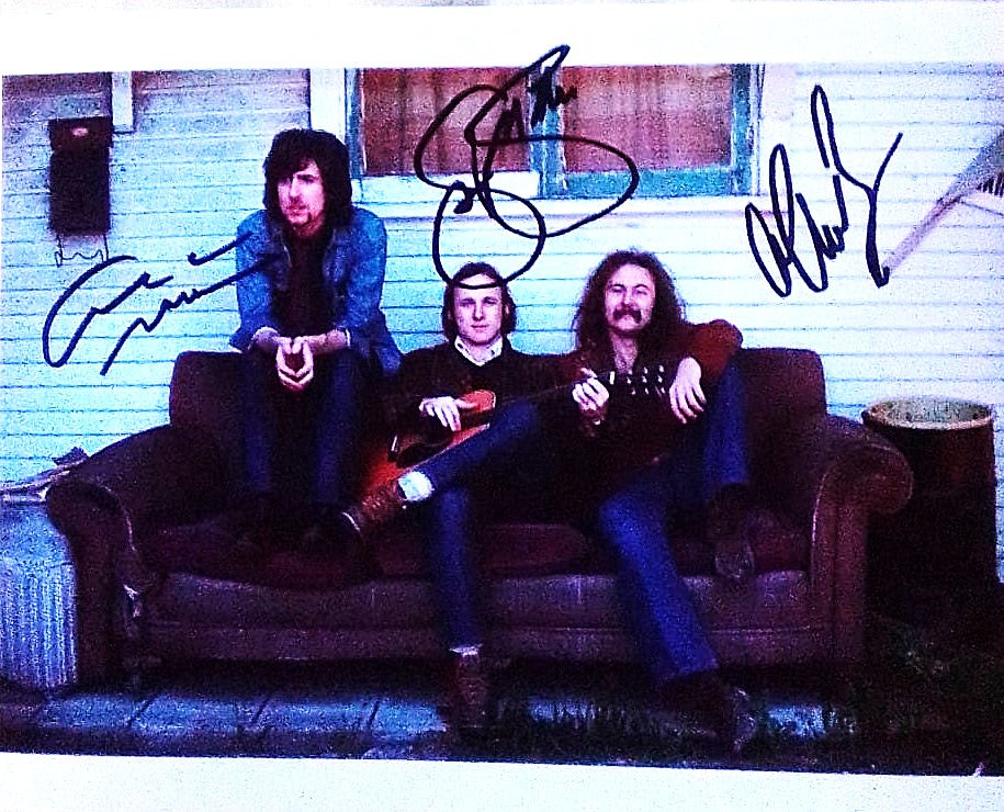 CROSBY, STILLS AND NASH signed autographed photo COA Hologram Beckett Autographs