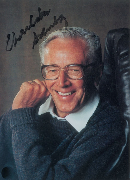 Charles Schulz signed photo Beckett autographs