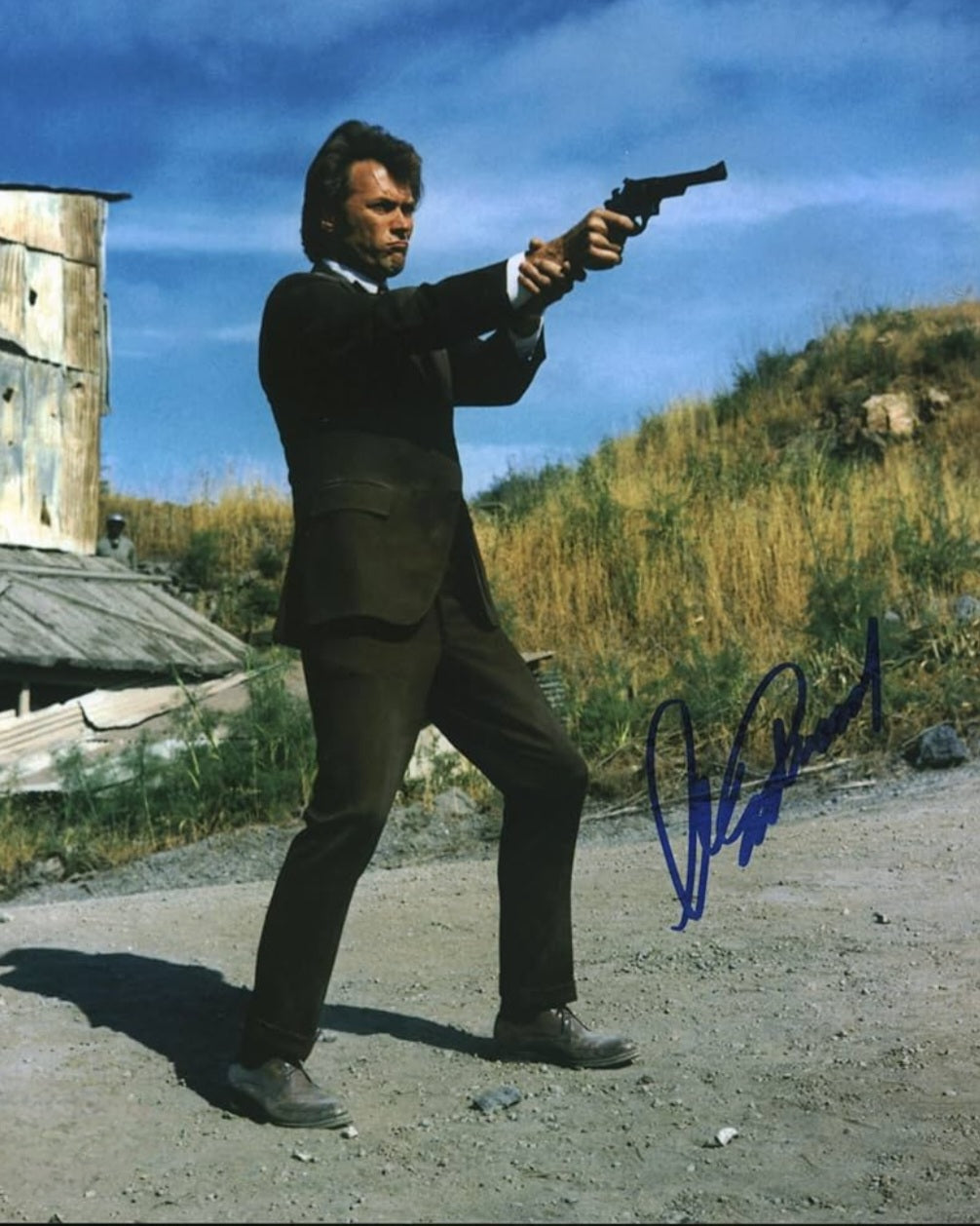 Clint Eastwood signed photo Dirty Harry Boston memorabilia