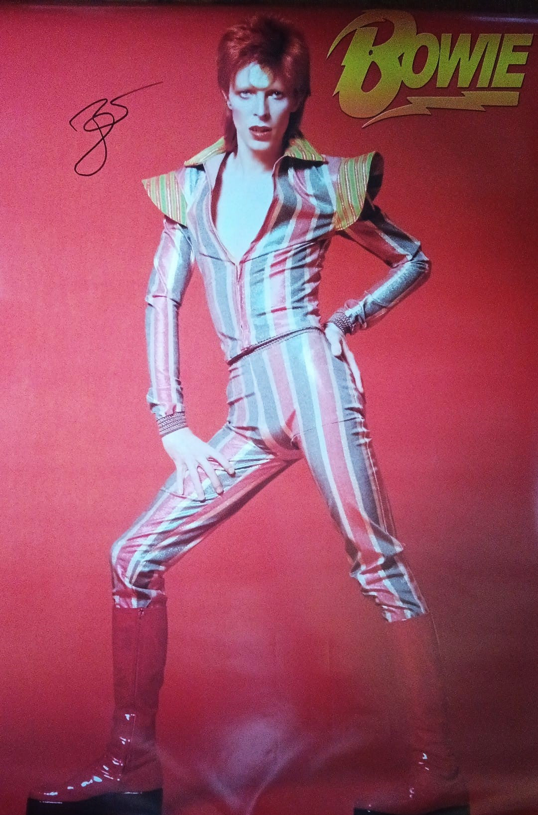 DAVID BOWIE signed autographed poster COA Hologram Beckett Autographs