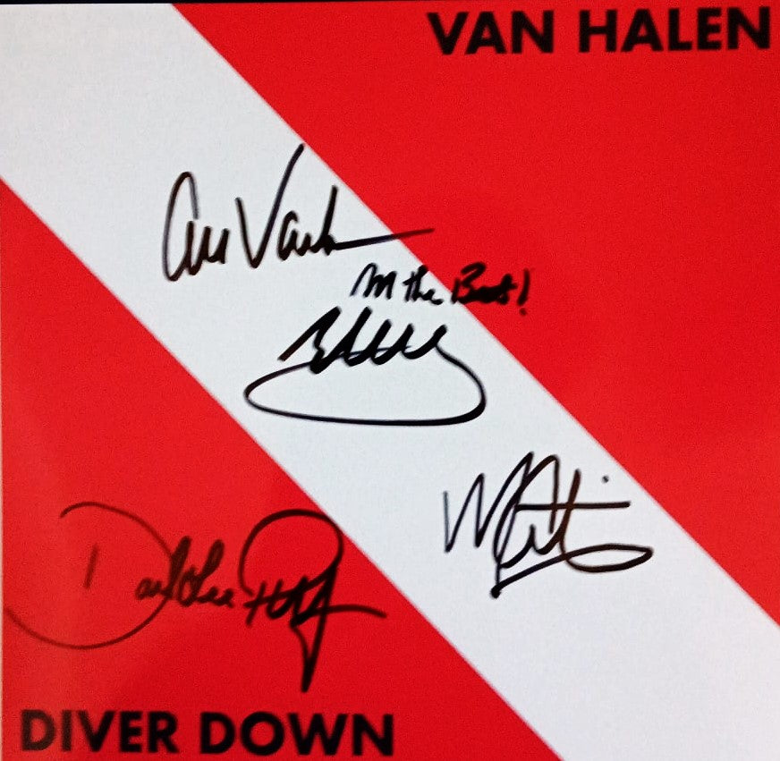 VAN HALEN signed autographed album COA Hologram Beckett Autographs