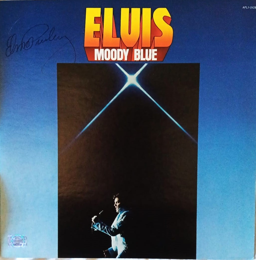 ELVIS PRESLEY signed autographed album COA Hologram Beckett Autographs