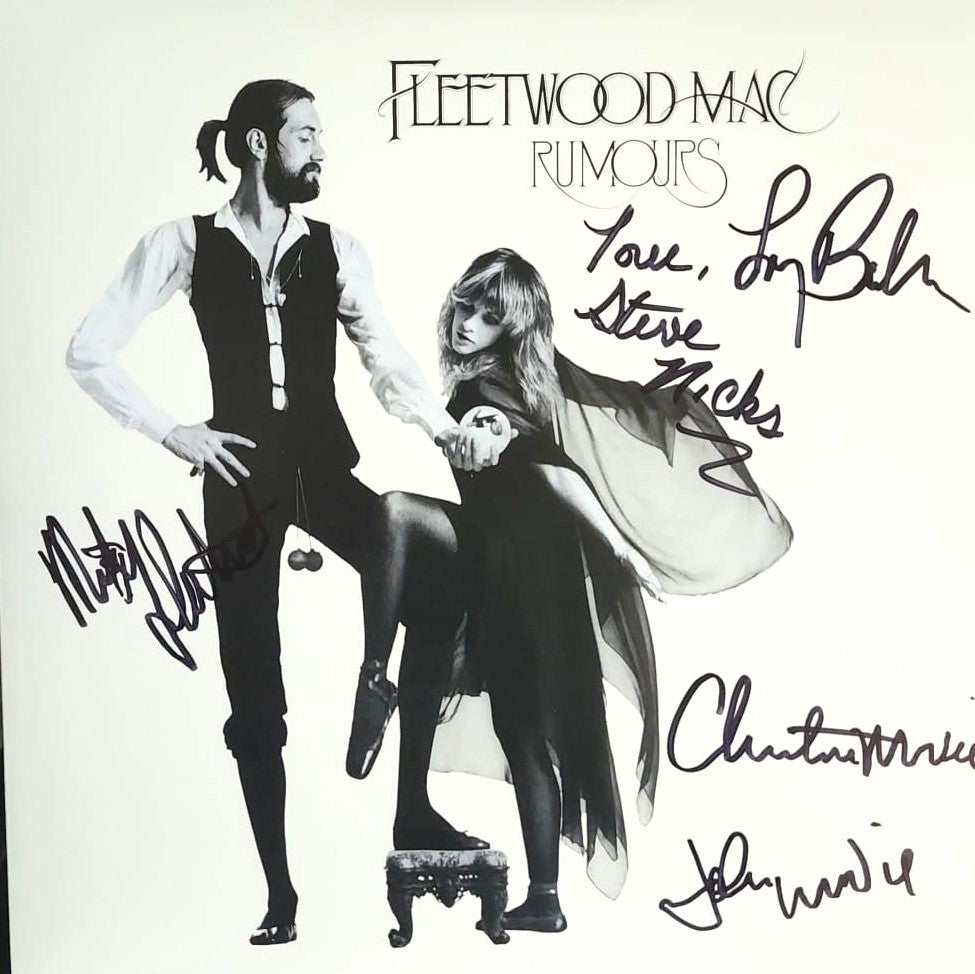 FLEETWOOD MAC Signed Autographed Rumours Album Black COA Hologram